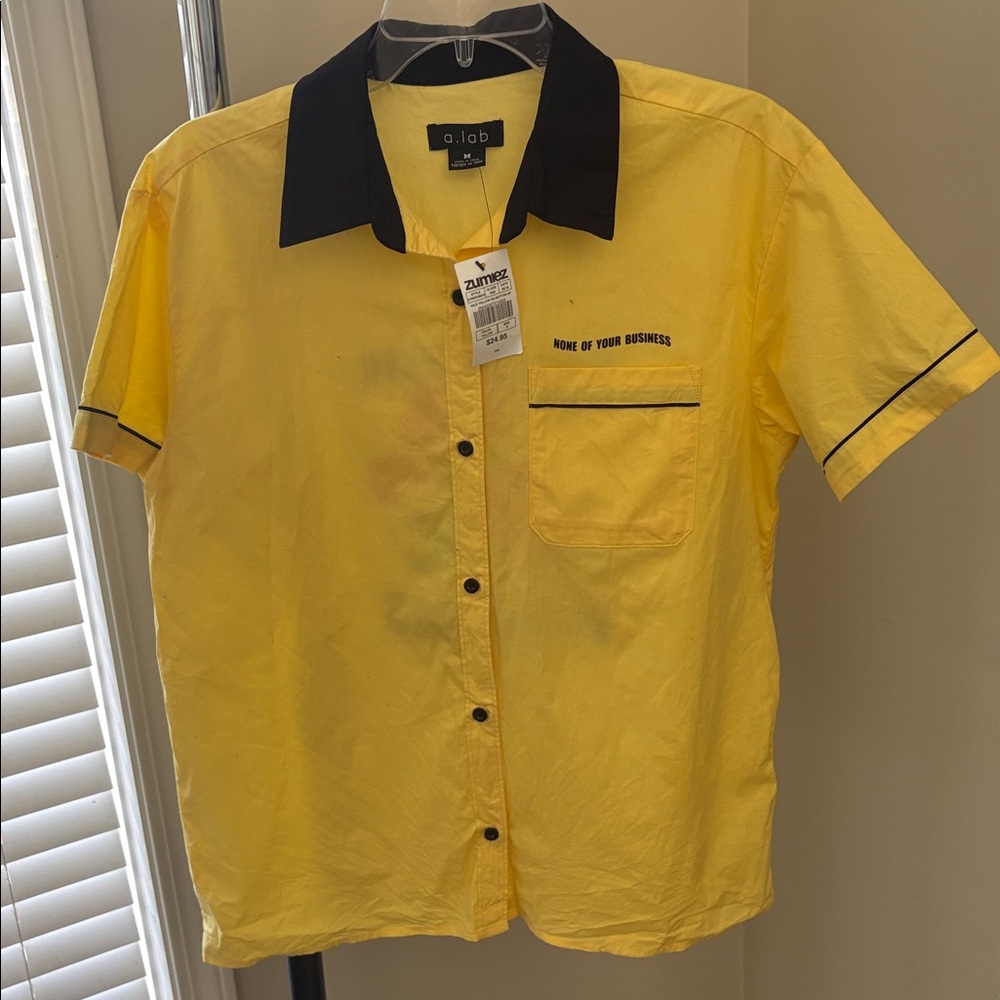 NWT A.Lab Bowling Shirt Size Medium - Picture 2 of 6